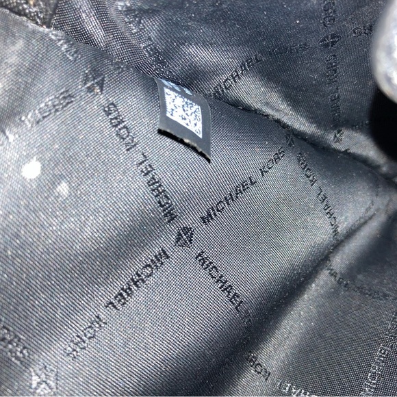 MICHAEL KORS CANVAS TOTE SHOULDERBAG BLACK LARGE PRELOVED - Picture 6 of 12